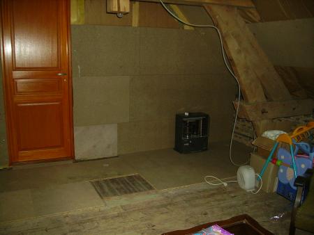 En haut de l'escal!ier 